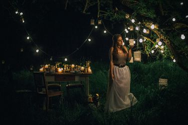 Außergewöhnliche Hochzeitsidee Lichterinspiration