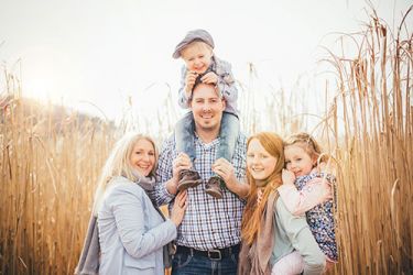Familienfotos im März
