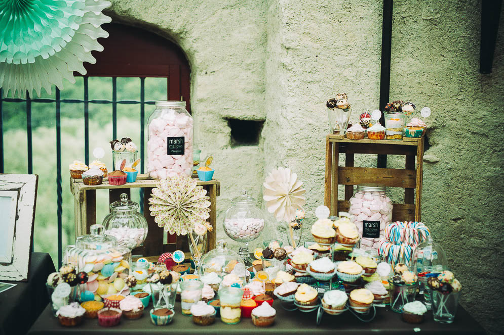 vintagehochzeit candybar