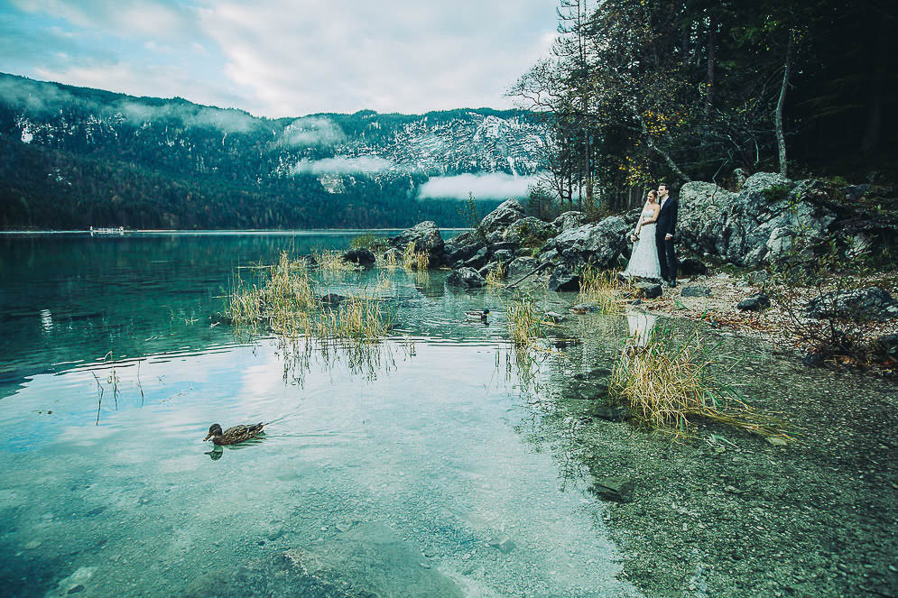 hochzeitsfotos eibsee ente