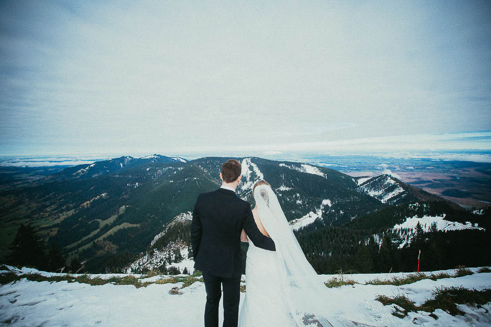 hochzeitsfotos eibsee schnee